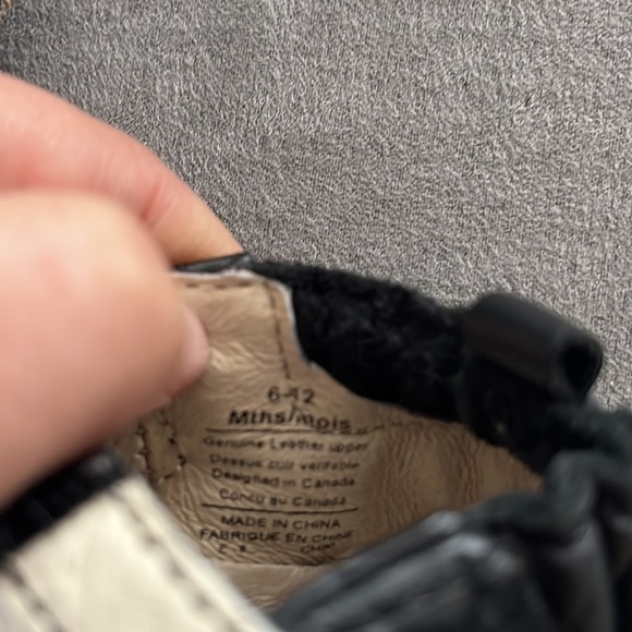 ROBEEZ MARY JANE first walker black leather shoe - Picture 3 of 4